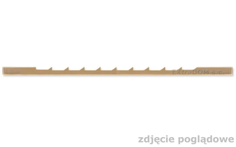 Brzeszczoty do twardego drewna SUPER-SKIP rozm. 6 130mm 12 zębów/cal 12 szt. Pegas 90.586