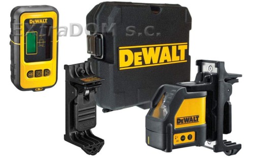 DEWALT laser liniowy do wyznaczania pionu i poziomu, samoustalający, DW088KD-XJ