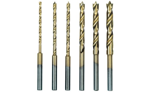 Wiertła do metalu proxxon tytanowe kpl. 6 sztuk 28876