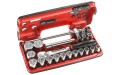 Klucze nasadowe Facom zestaw nasadek 6-kątnych 8-32mm 22 cz. 1/2" SL.DBOX4