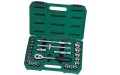 Klucze nasadowe 1/2 12 kątne Sata kpl. 24 cz. 9-32mm 09060