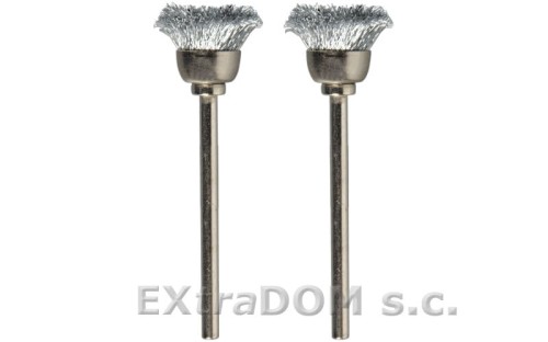 Szczotki stalowe Proxxon garnkowe precyzyjne 13mm kpl. 2szt. 28953