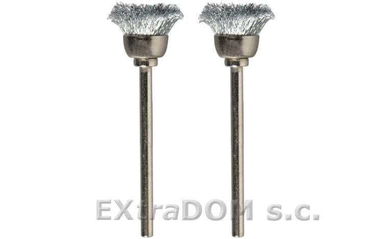 Szczotki stalowe Proxxon garnkowe precyzyjne 13mm kpl. 2szt. 28953