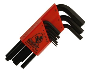 Klucze imbusowe Bondhus kpl. 9 szt. krótkie 12299