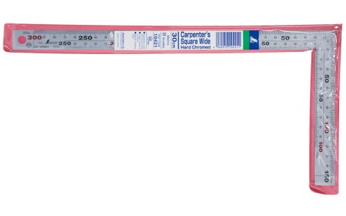 Kątownik 30cm, 8 skali, stal nierdzewna Shinwa 10421