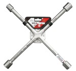 Klucz krzyżakowy do kół YATO 17 x 19 x 21 x 22mm stal CrV  YT-0800