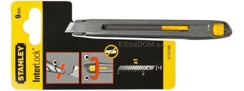 Nóż z ostrzem łamanym Interlock Stanley 9mm 10-095