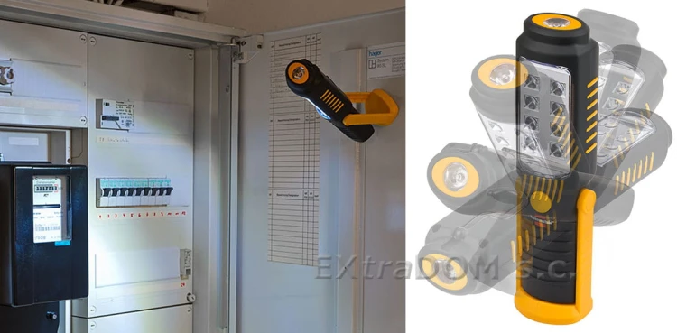 Wielofunkcyjna lampa LED Brennenstuhl 8 + 1 LED SDM
