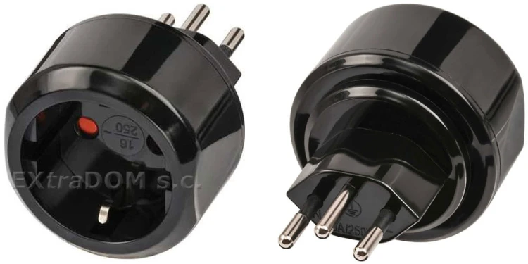 Adapter podróżny Euro => Szwajcaria Brennenstuhl