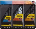 Wiertła do muru, cegły, pustaka, wiertła do metalu i drewna Stanley kpl. 16 szt. z uchwytem walcowym STA56045