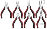 Precyzyjne szczypce YATO 115mm seria MINI zestaw 7 szt.