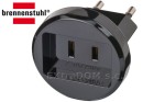 Adapter podróżny USA => Euro Brennenstuhl