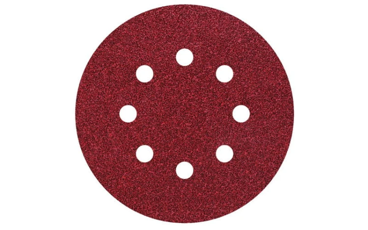 Krążki ścierne korundowe na rzep śr.125mm kpl. 5 szt. gradacja 120 Wolfcraft 2251000