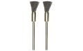 Szczotki stalowe INOX Proxxon pędzlowe 8mm, kpl. 2 szt. 28955