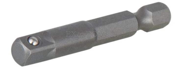 Adapter, przejściówka sześciobok na kwadrat 1/4” do kluczy nasadowych Wolfcraft 1579000