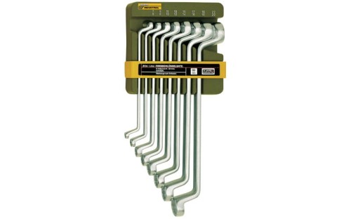 Klucze oczkowe Proxxon kpl. 8szt 6-22mm gięte 23810
