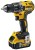 DEWALT wiertarko - wkrętarka 18V bezszczotkowa XR 2 bat 5,0Ah 13mm 2 biegi KUFER DCD791P2-QW