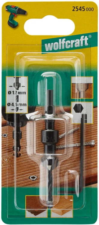 Wiertło - nawiertak z fazownikiem Wolfcraft 2545000