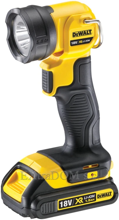 DEWALT lampa 18V, XR LED z obrotową głowicą, DCL040-XJ