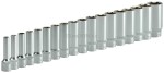 Klucze nasadowe - nasadki 1/2" Yato długie kpl. 18 sztuk 8 - 27mm