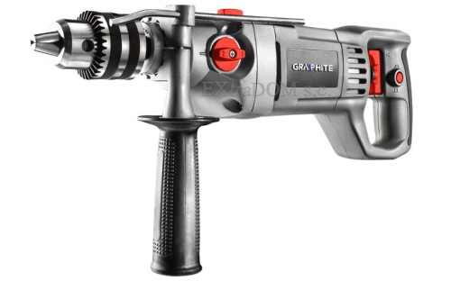 Wiertarka udarowa Graphite 2 biegi, 1050W 58G712