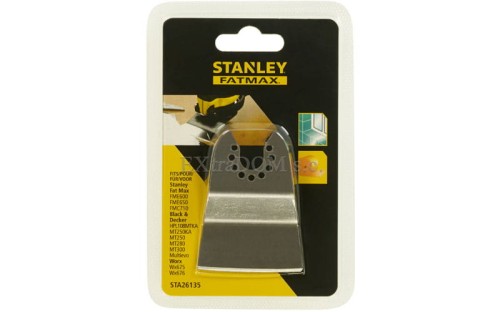 Stanley sztywny skrobak 52mm x 26mm, do usuwania twardych i miękkich materiałów z gładkich powierzchni STA26135-XJ