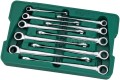 Klucze płasko - oczkowe XL X-BEAM z grzechotką Sata kpl. 10 szt.08016