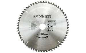 Tarcza do cięcia drewna Yato 250x30x60 - 6072
