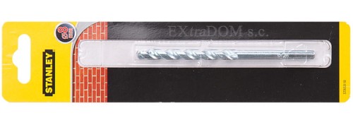 Wiertło do muru, cegły, pustaka 8mm Stanley z uchwytem walcowym STA53110