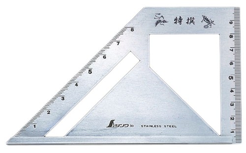 Kątownik 45/90º standard, stal nierdzewna Shinwa 62081