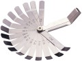 Szczelinomierz listkowy gięty 100mm, 16 listków, 0,05 - 1mm, SATA