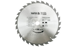 Tarcza do cięcia drewna Yato 350x30x28 - 6080