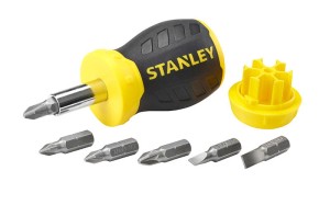 Wkrętak Multibit Stanley + 6 końcówek 66-357