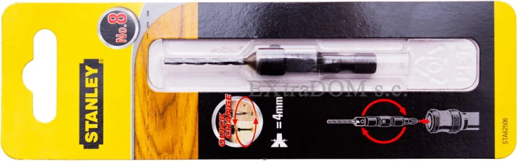 Wiertło - nawiertak z fazownikiem 8mm Stanley STA62506
