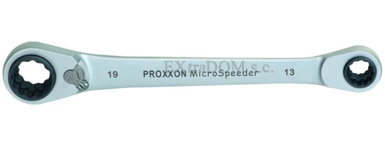Proxxon klucz oczkowy z grzechotką MicroSpeeder 4w1 – 10-13-17-19mm 23236