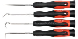 Haki, haczyki z rękojeścią Yato kpl. 4 sztuk YT-0843