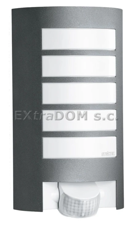 Lampa naścienna, oprawa aluminiowa z czujnikiem ruchu L 12 Steinel