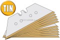Ostrza trapezowe (TGL 65 PB) Lutz opk 10 szt 480570