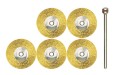 Szczotki mosiężne Proxxon precyzyjne 22mm kpl. 5szt. 28962