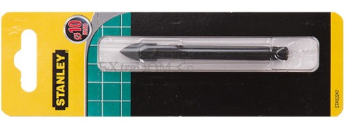 Wiertło do szkła, ceramiki, glazury 10mm Stanley z uchwytem walcowym STA53247