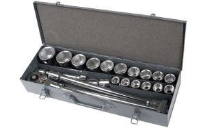 Proline klucze nasadowe 3/4” kpl. 21szt 19-50mm 18811