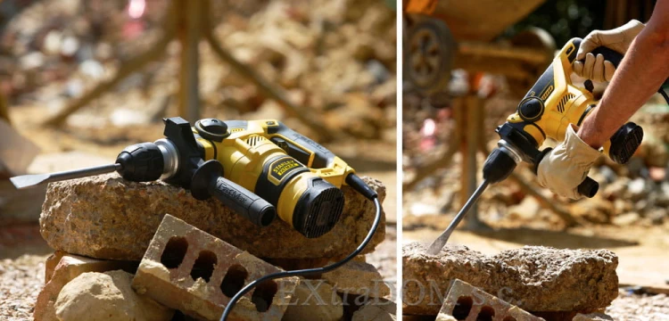 Młotowiertarka Stanley Fatmax SDS-plus 1250W 3,5J walizka + akcesoria FME1250K-QS