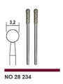 Sztyfty szlifierskie diamentowe Proxxon kulka Ø 3,2 mm kpl 2 szt 28234