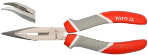 Szczypce wydłużone wygięte YATO 160mm
