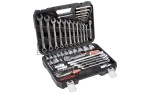 Zestaw narzędziowy Yato komplet narzędzi 1/4'' i 1/2'' 77cz. YT-38781