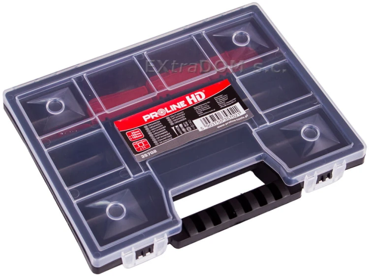  Organizer 19 z rączką 11 przegród, Proline HD 35702