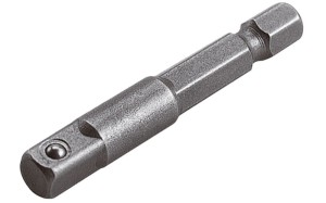 Adapter, przejściówka sześciobok na kwadrat 1/4” do kluczy nasadowych Wolfcraft 1579000