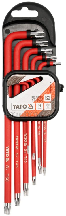 Klucze Torx Yato kpl. 9 sztuk YT-0563