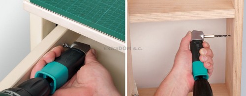 Przystawka kątowa do wiertarki, wkrętarki Wolfcraft 4688000