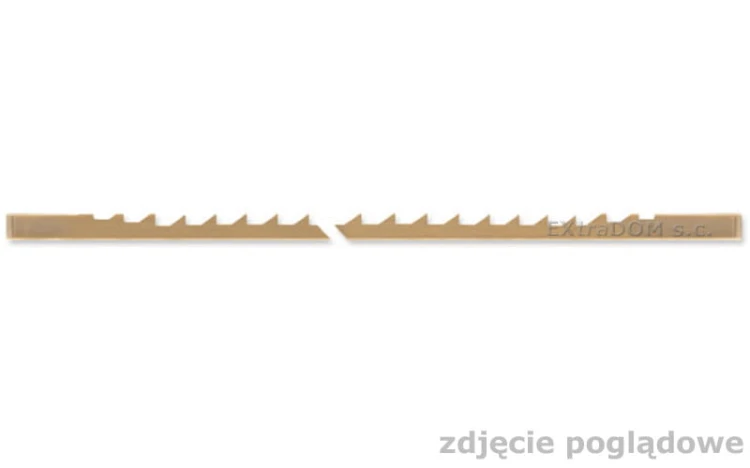 Brzeszczoty do twardego drewna SKIP rozm. 12 130mm 11,5 zęba/cal 12 szt. Pegas 90.413 